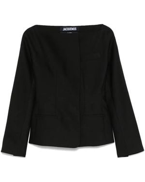 Jacquemus La Casaコレクション La Veste Spalla テーラードジャケット - ブラック