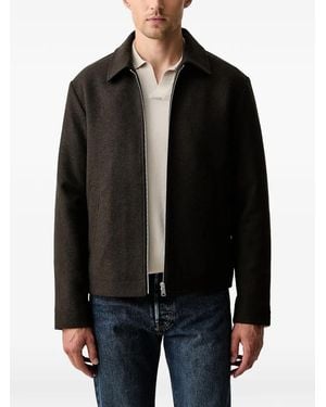 Marc O' Polo Zip-Up Collared Jacket - Black