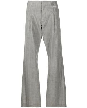 Off-White c/o Virgil Abloh Checked Tailored Trousers - Grey