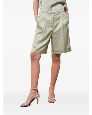 ショートパンツ Peserico Tailored Bermuda Shorts With Cuffed Hem Peserico Tailored Bermuda Shorts With Cuffed Hem | THE LIST