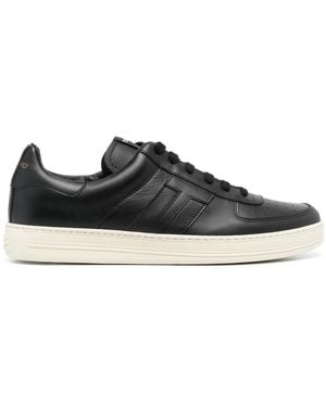 Tom Ford Radcliffe Logo-patch Sneakers - Black