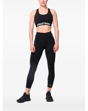 SQUATWOLF Racerback Bra Top - Black