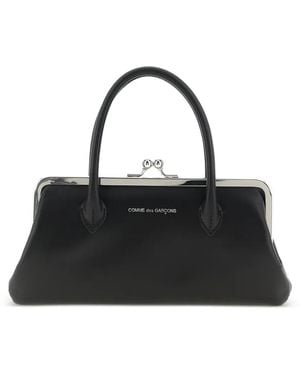 Comme des Garçons Clasp Handles Card-Holder Bag - Black
