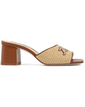 KARL LAGERFELD Petalo Ii Heeled Sandals - Natural