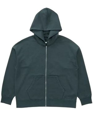 Visvim Ultimate Jumbo Zip-Up Hoodie - Green