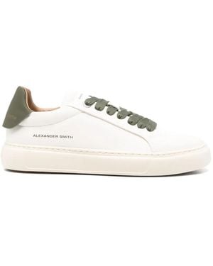 Alexander Smith Soho Leather Trainers - White
