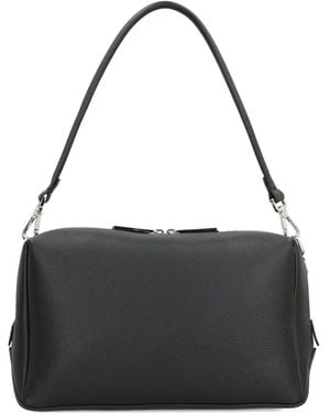 Fendi Ff Metal Medium Bag - Black