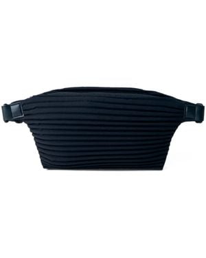 Homme Plissé Issey Miyake Pleats Slim Belt Bag - Blue
