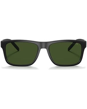 Arnette Bandra Rectangle-Frame Sunglasses - Green