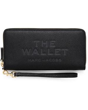 Marc Jacobs Wallet With Logo - Black