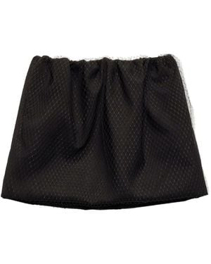 MSGM Layered Mini Skirt - ブラック