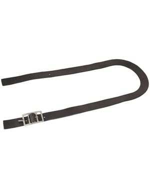 Carol Christian Poell Tanned Buckle Belt - Black
