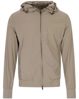 KIRED Zip-Up Hooded Jacket - Grey