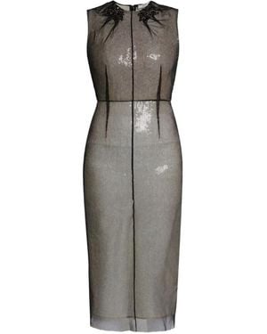 Erdem Sleeveless Midi Dress - Gray