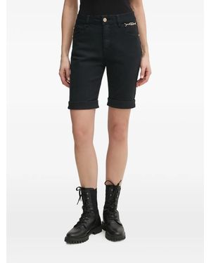 GAUDI Chain-Detail Shorts - Black
