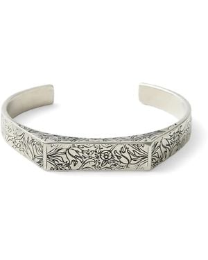 MM6 by Maison Margiela Erored Floral-Motif Bracelet - White