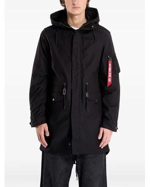 Alpha Industries Zip-Up Pocket Jacket - Black