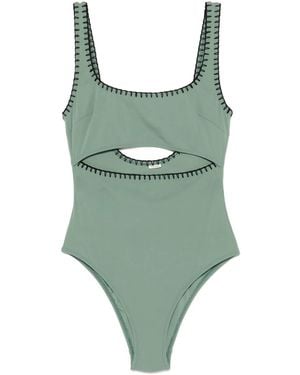 Nanushka Sorena Swimsuit - Green