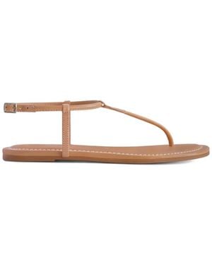 Bernardo Hercu T-Strap Sandals - Brown