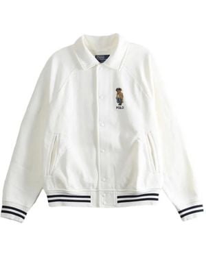 Polo Ralph Lauren Bayport Polo Bear Jacket - White