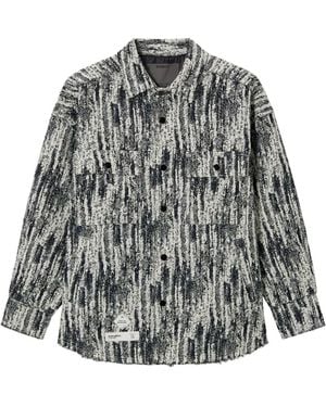 Musium Div. Surchemise À Bords Francs - Gris