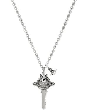 Vivienne Westwood Curzio Pendant Necklace - Metallic