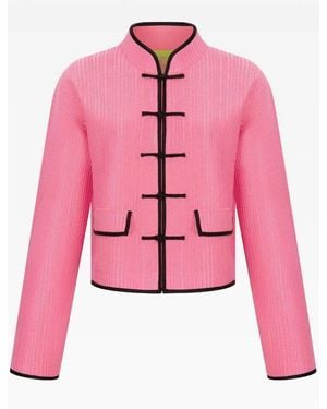 Shanghai Tang Texturierte Jacke - Pink