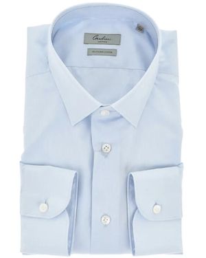 Corneliani Italian-Collar Shirt - Blue