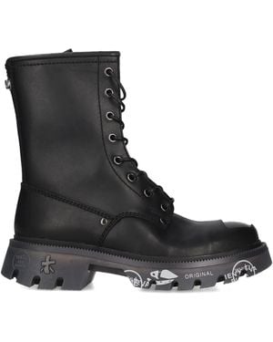 Premiata Brixton 470 Lace-Up Boots - Black