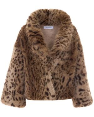 Bully Leopard-Print Jacket - Brown