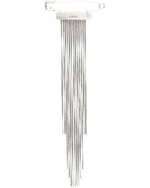 Isabel Marant Tassel brooch - Weiß