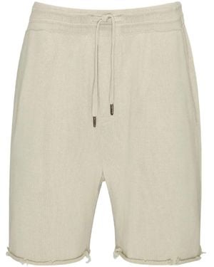 SER.O.YA Chris Shorts Met Franje - Naturel