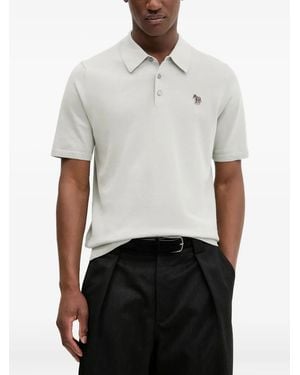 Paul Smith Poloshirt Met Zebra-Applicatie - Wit