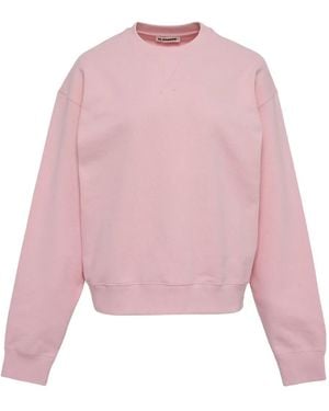 Jil Sander Crew-Neck Sweatshirt - Pink