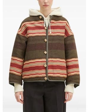 Visvim Button-Fastening Reversible Jacket - Green