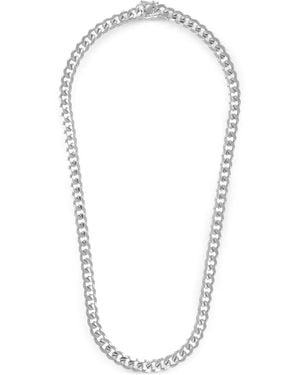 Desmo Collar Miami De Cadena Barbada - Blanco