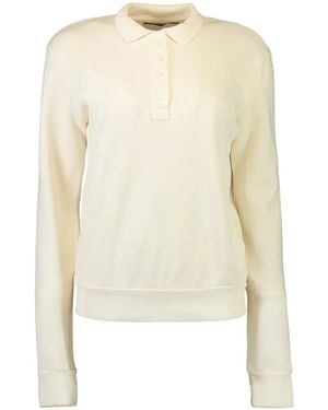 SPRWMN Polo-Collar Sweater - White