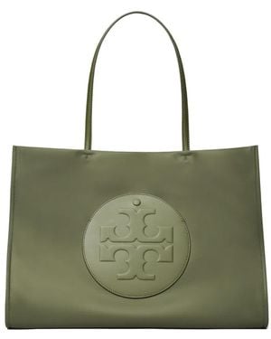 Tory Burch Bolso shopper Ella con logo - Verde