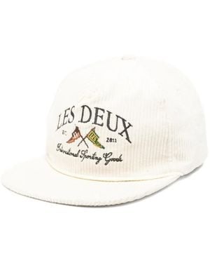 Les Deux Ivy Corduroy Hat - White