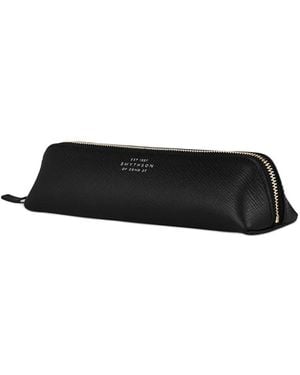 Smythson 'panama' Pencil Case - Black