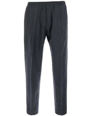 Low Brand Tokyo Elasticated-Waistband Pants - Blue