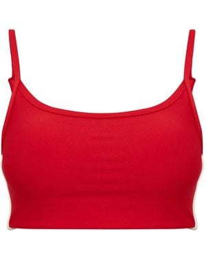 The Upside Haut À Détail Imprimé - Red