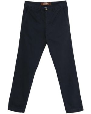 Sand Dilan Katoenen Broek Met Cuffs - Blauw