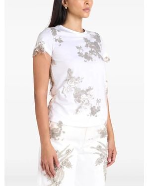 Marques'Almeida T-Shirt À Sequins - White
