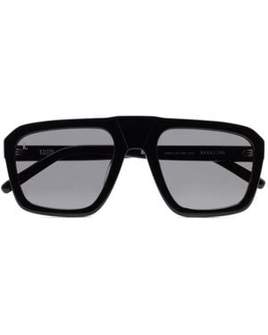 Kaleos Eyehunters Nakajima Square-Frame Sunglasses - Black