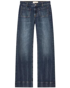 Jeanerica St Monica Low Front-Pocket Jeans - Blue