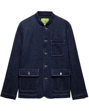 Shanghai Tang Five-Button Horse Jacket - Blue
