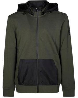 Sun 68 Hooded Bomber Jacket - グリーン