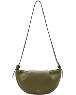 La Portegna Claudia Croissant Shoulder Bag - Green