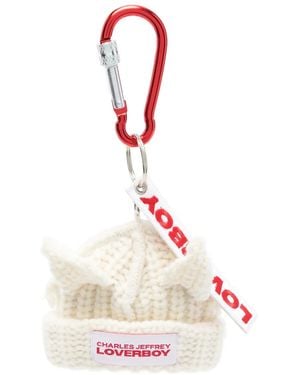 Charles Jeffrey Chunky Ears Beanie Keyring - Pink